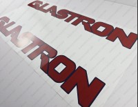 Glastron Boat Logo Red/Blue Decals Set of 2 Glastron Boat Logo Red/Blue Decals Set of 2